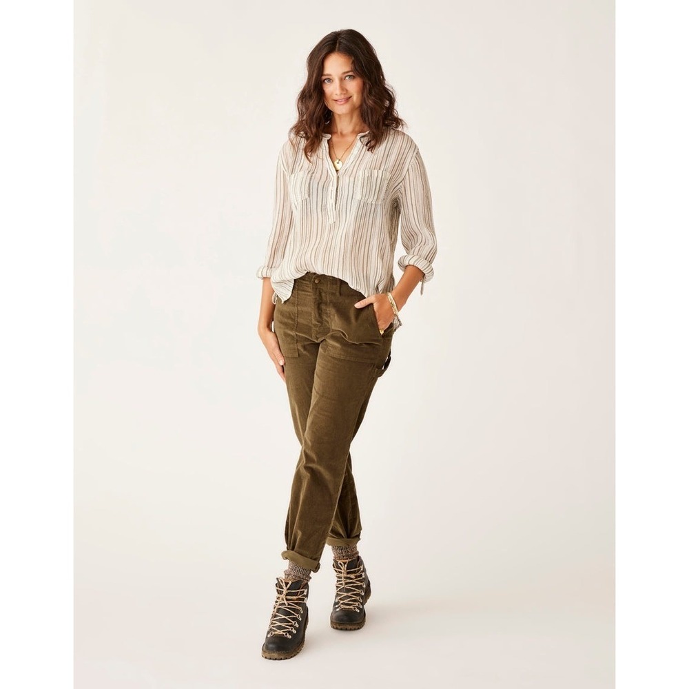 NWT Carve Designs Women's Corey Butter Pants - Size 14 - Fir